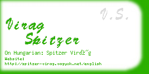 virag spitzer business card